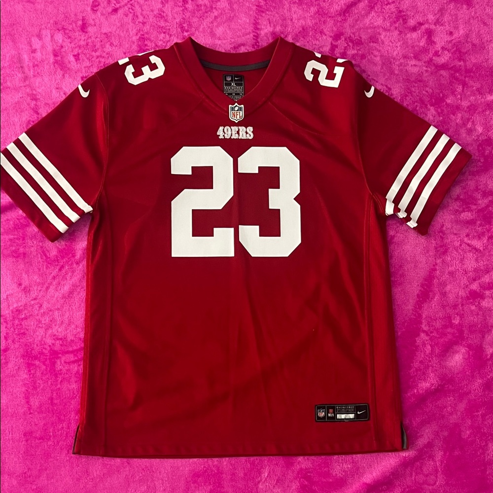 Nike Red NFL Jersey Patch